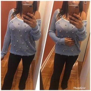 Oversized knit sweater